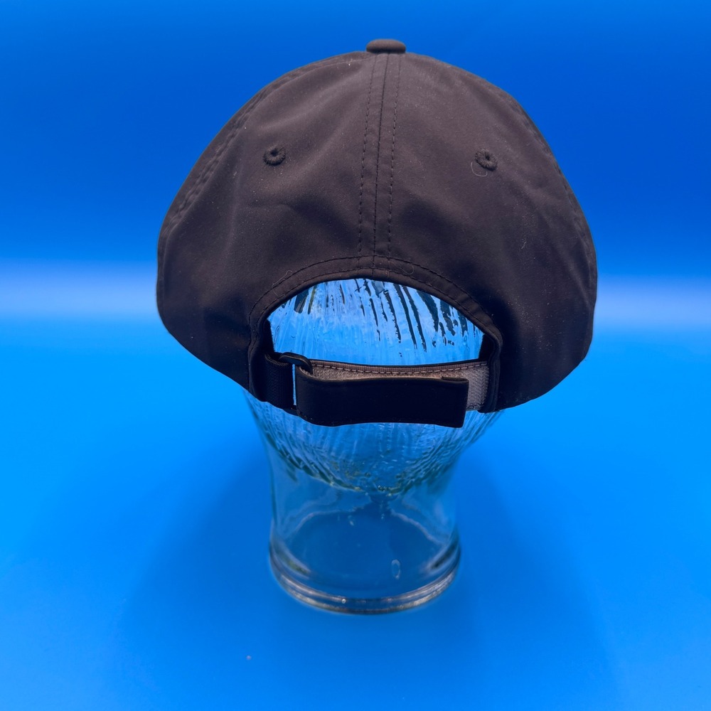 Hooey Mens Black Performance Adjustable Baseball Cap Hat Embroidered Logo - Picture 6 of 8